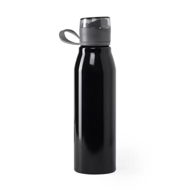 BOUTEILLE PERSONNALISÉE EN ALUMINIUM 'KILA' - noir