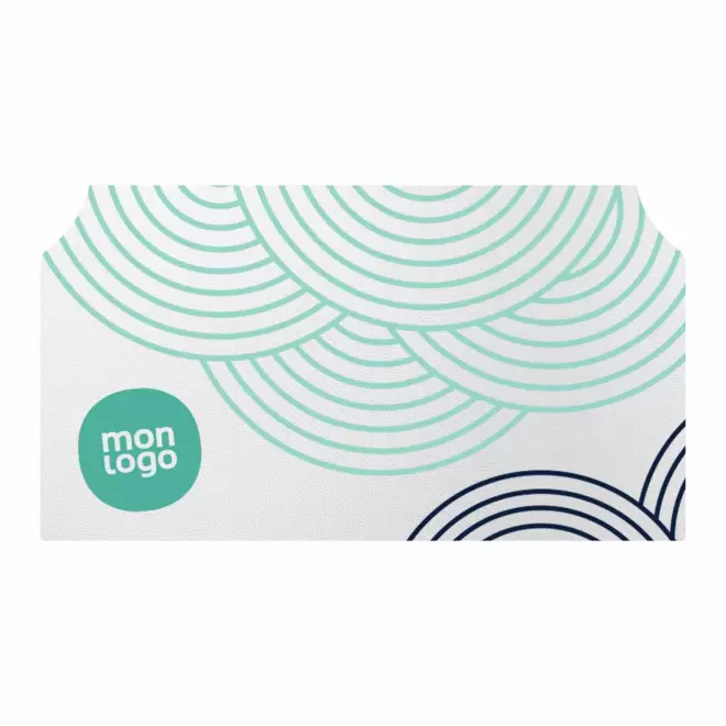 COUVRE BARRIERE PERSONNALISABLE EN PVC SANS COINS 'VAUBAN' - 200 x 110 cm