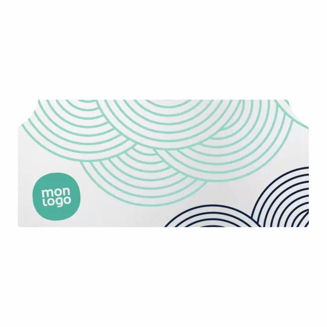 COUVRE BARRIERE PERSONNALISABLE EN PVC SANS COINS 'VAUBAN' - 250 x 110 cm