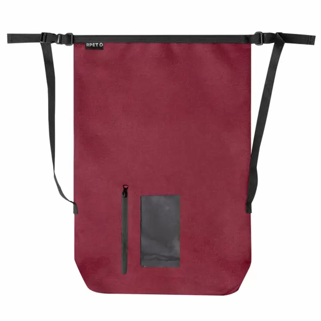 SAC IMPERMEABLE PERSONNALISABLE RPET 'TARRA PHONESIDE' - rouge
