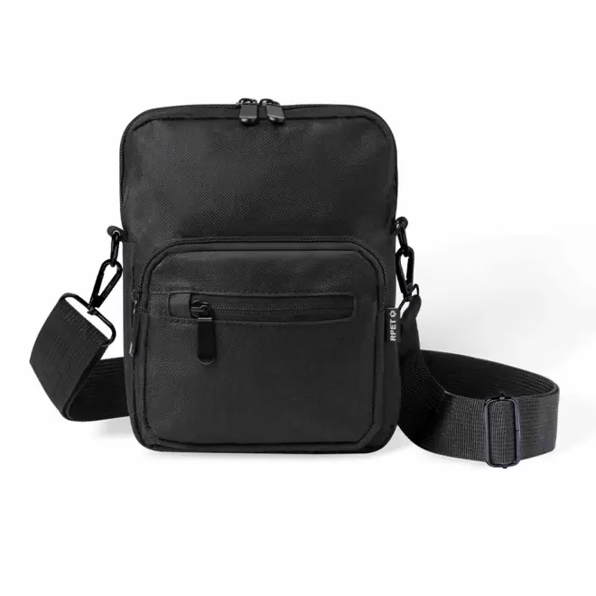 SAC BANDOULIERE PERSONNALISABLE RPET 'ALTOP PLUS' - noir
