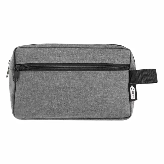 TROUSSE DE TOILETTE PERSONNALISABLE RPET 'TEXIERA' - gris