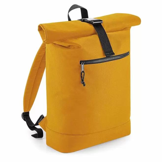 SAC A DOS ORDINATEUR PERSONNALISABLE 'BACKI' - jaune_moutarde