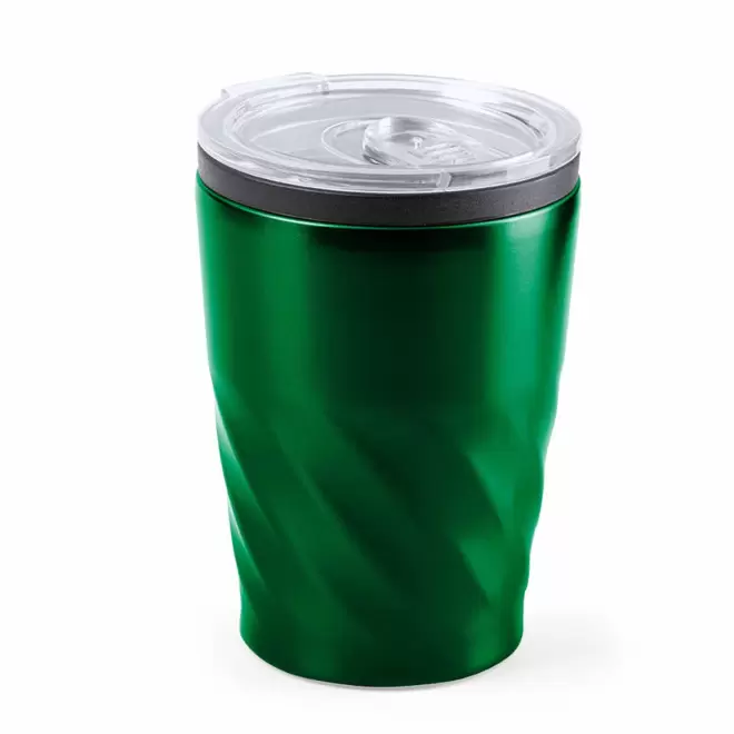 MUG ISOTHERME PERSONNALISABLE 350 ML 'TURNO' - vert