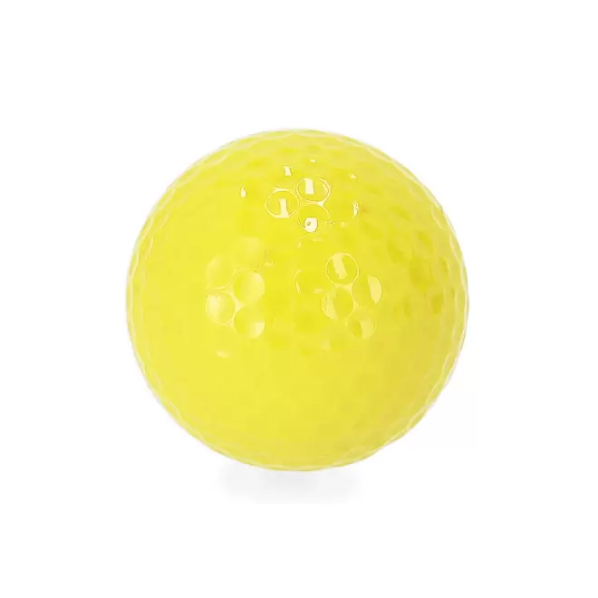 BALLE DE GOLF PERSONNALISABLE 'NOBALL' - jaune