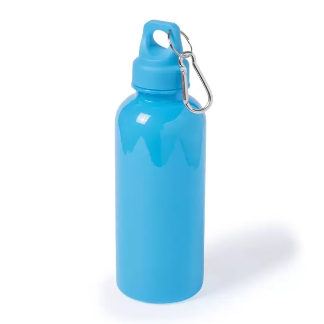 GOURDE MOUSQUETON PERSONNALISABLE 600 ML 'MANCY COLOR' - bleu clair