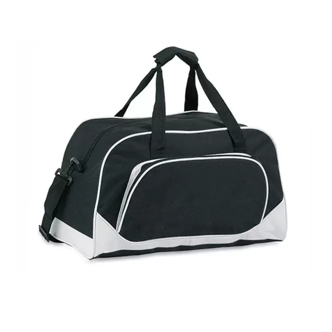 SAC DE SPORT PERSONNALISABLE 'COMPACTO' - noir