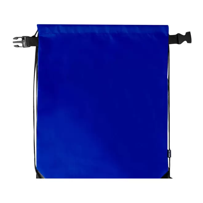 SAC A DOS PERSONNALISABLE CORDELETTE ENROULABLE 'NAPSI' - bleu