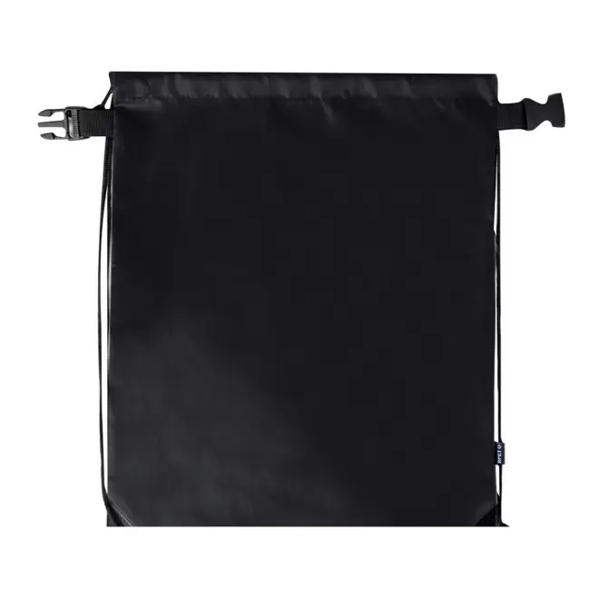 SAC A DOS PERSONNALISABLE CORDELETTE ENROULABLE 'NAPSI' - noir