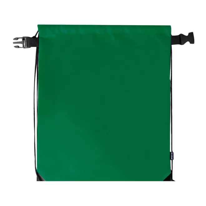 SAC A DOS PERSONNALISABLE CORDELETTE ENROULABLE 'NAPSI' - vert