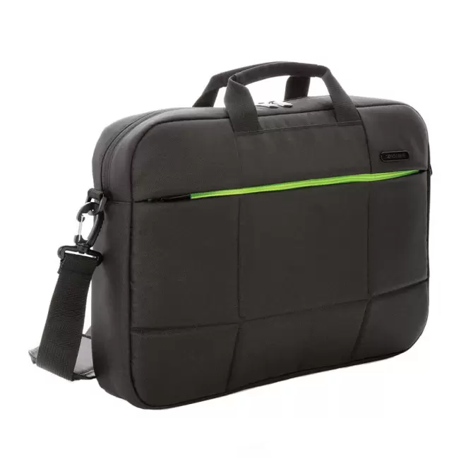 SACOCHE ORDINATEUR PERSONNALISÉE 15,6 POUCES 'WESTBURY' - noir