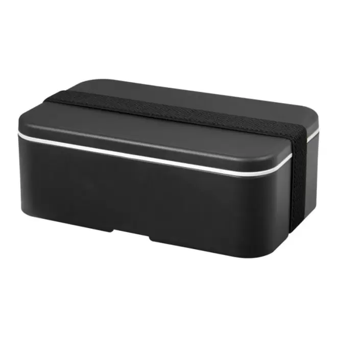 LUNCH BOX BIO PLASTIQUE PERSONNALISABLE 'STOBO' - noir
