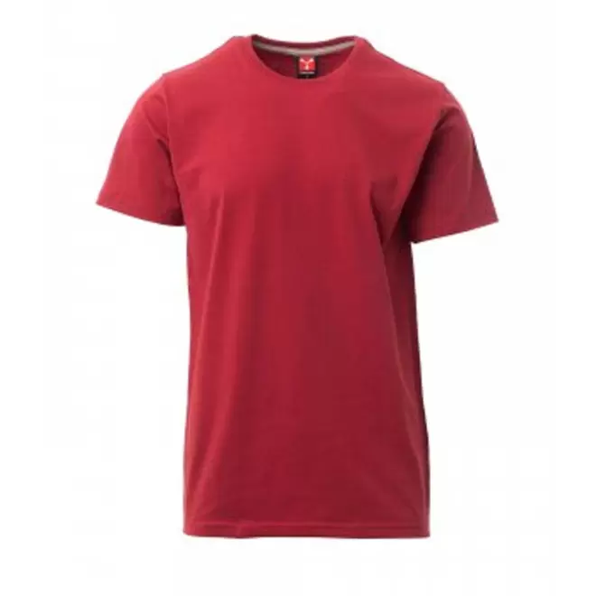 TEE-SHIRT PERSONNALISE HOMME PAYPER® 'SUNRISE' - bordeaux