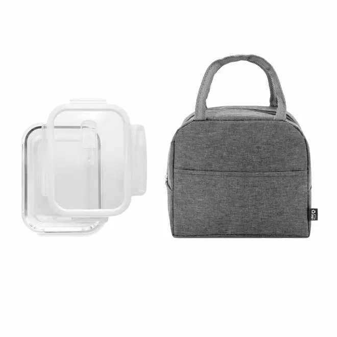 SET LUNCHBOX ET SAC ISO PERSONNALISABLE 'SVITA' - gris