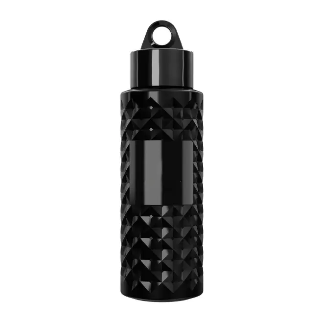 BOUTEILLE 1L PERSONNALISABLE 'NAIROBI' - noir