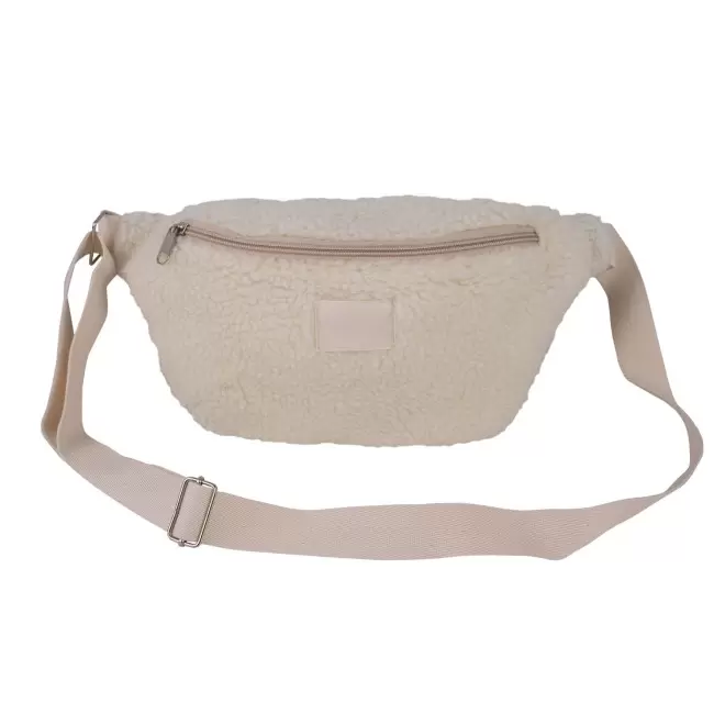 BANANE MIE EN SHERPA PERSONNALISABLE 'LOR' - blanc