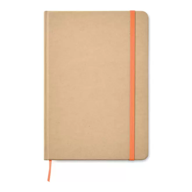 RAPIDE 24H - CARNET RECYCLE PERSONNALISABLE A5 LIGNE 'HORUS'  - orange