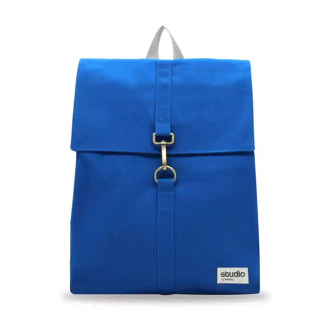 SAC A DOS PERSONNALISABLE STUDIO BY HINDBAG 'OSCAR' - bleu royal
