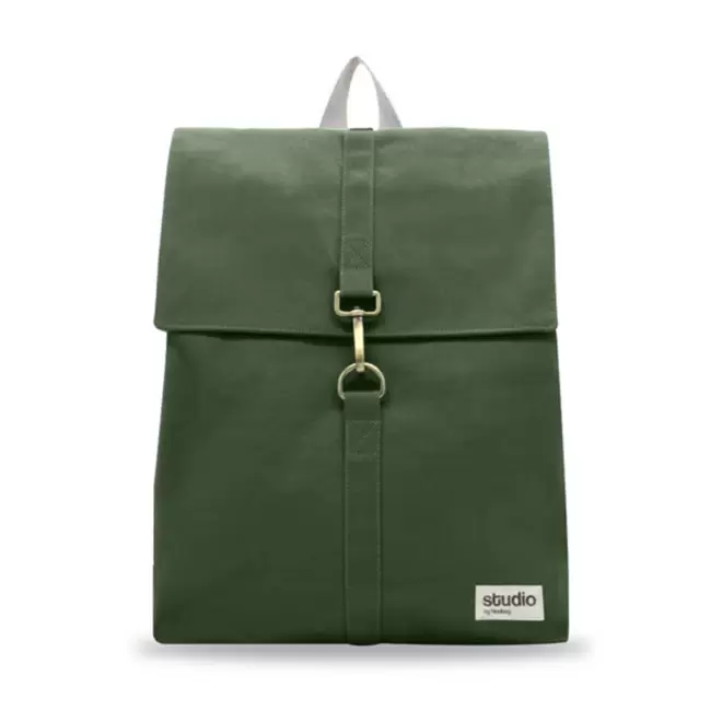 SAC A DOS PERSONNALISABLE STUDIO BY HINDBAG 'OSCAR' - olive