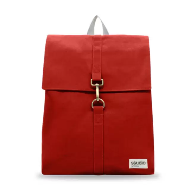 SAC A DOS PERSONNALISABLE STUDIO BY HINDBAG 'OSCAR' - rouge