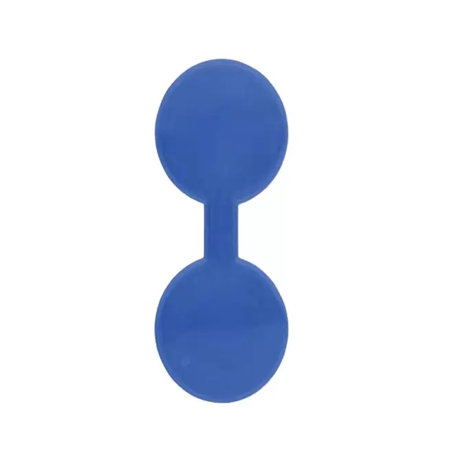 CLIP MAGNETIQUE REFLE PERSONNALISABLE 'CLIOFLO ROND' - bleu clair