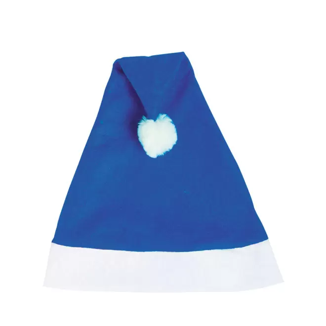 BONNET DE NOËL PUBLICITAIRE 'SANTA' - bleu