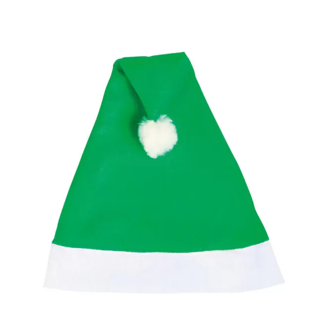 BONNET DE NOËL PUBLICITAIRE 'SANTA' - vert