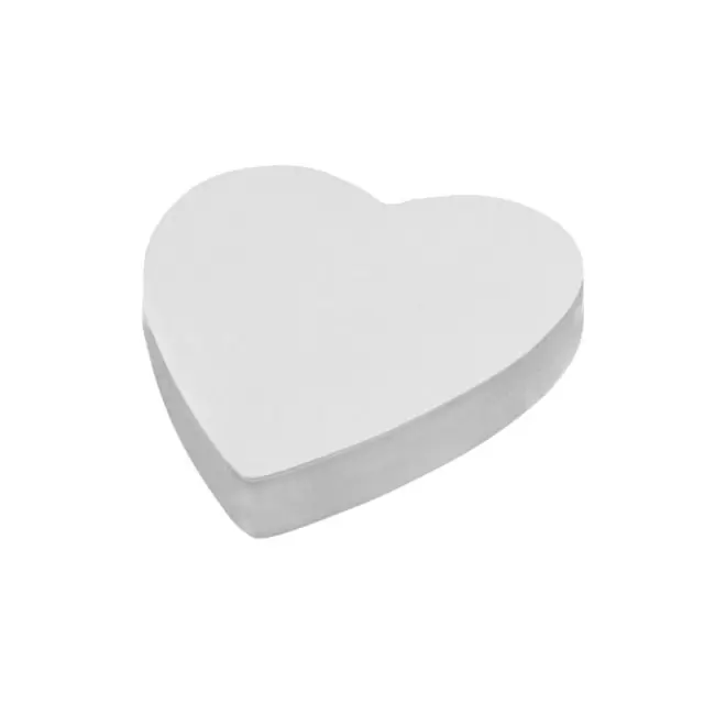 MEMOS REPOSITIONNABLES PERSONNALISABLE 'REPOZI COEUR' - blanc 100 feuilles