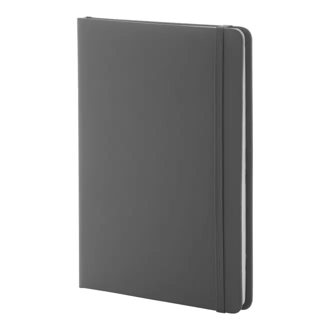 CARNET A5 PU RECYCLE NON LIGNE PERSONNALISABLE 'LUGGATE' - gris