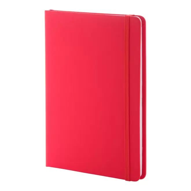 CARNET A5 PU RECYCLE NON LIGNE PERSONNALISABLE 'LUGGATE' - rouge