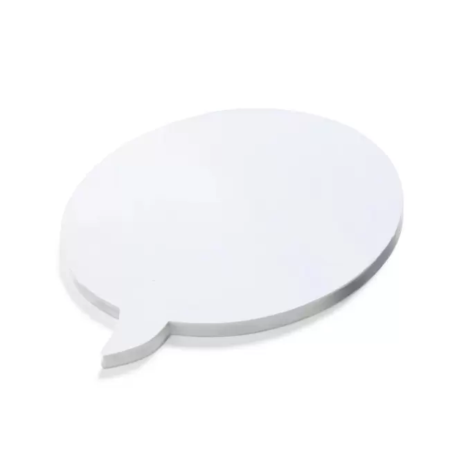 MEMOS REPOSITIONNABLES PERSONNALISABLE 'REPOZI BULLE' - blanc 100 feuilles