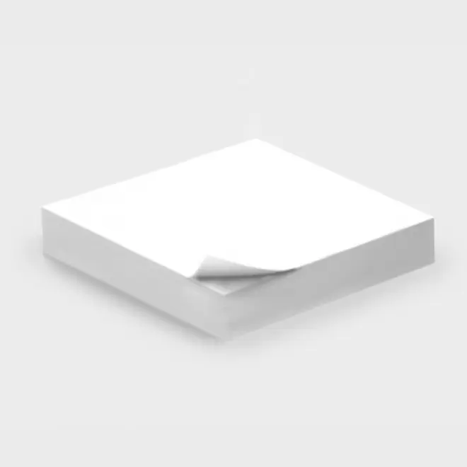 MEMOS REPOSITIONNABLES PERSONNALISABLE 'REPOZI CARRE' - blanc 100 feuilles