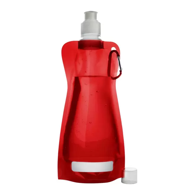 EXP.24H - GOURDE PERSONNALISABLE AVEC MOUSQUETON 'FITTY' - rouge