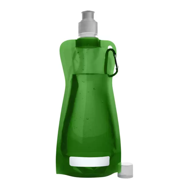 EXP.24H - GOURDE PERSONNALISABLE AVEC MOUSQUETON 'FITTY' - vert