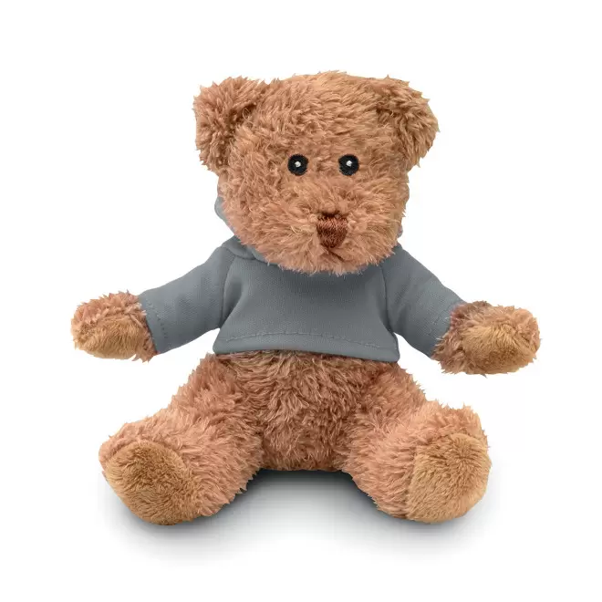 PELUCHE OURSON PERSONNALISABLE 'TEDDY T SHIRT' - gris