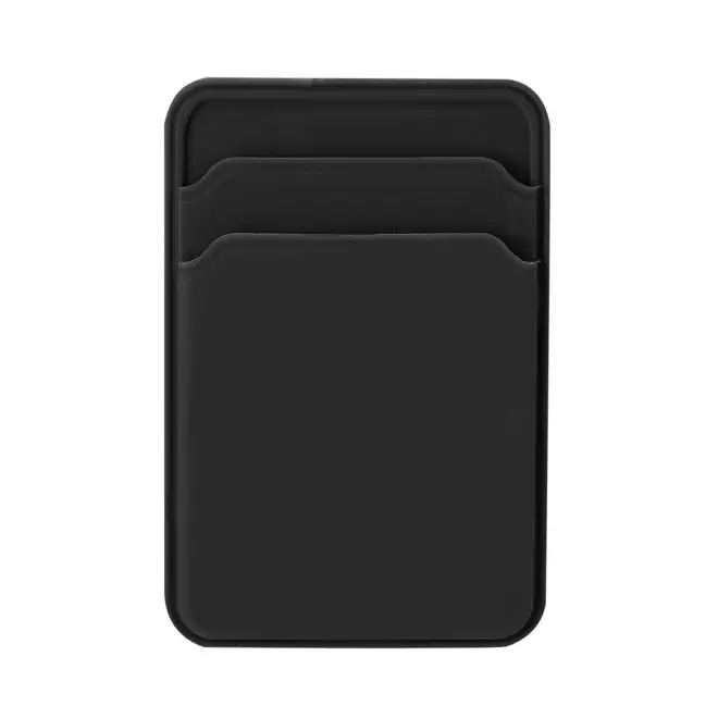 PORTE CARTE TELEPHONE PERSONNALISABLE 'SKELBY MAGNETIQUE' - noir