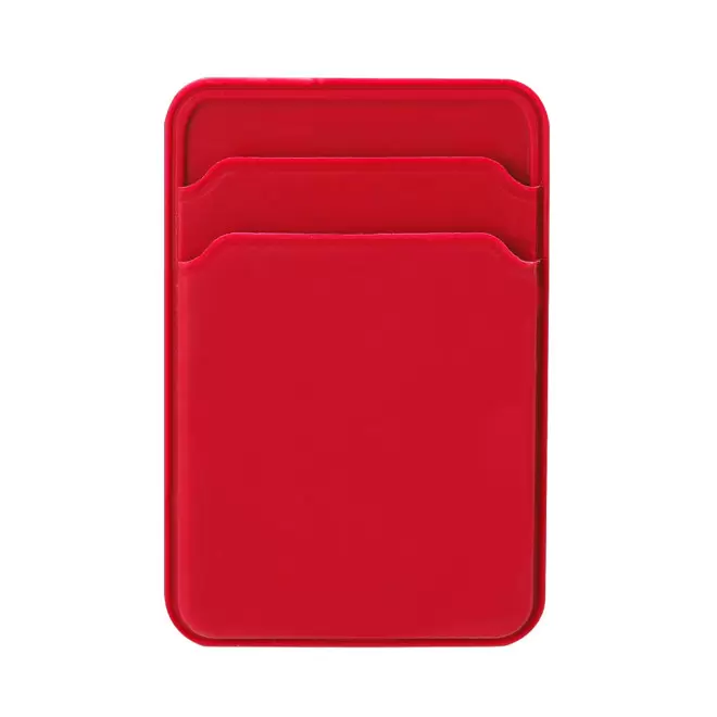 PORTE CARTE TELEPHONE PERSONNALISABLE 'SKELBY MAGNETIQUE' - rouge