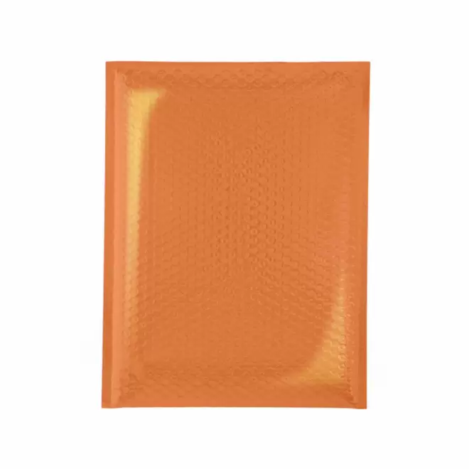 ENVELOPPE BULLE RPET PERSONNALISABLE 'CELIOZ' - orange