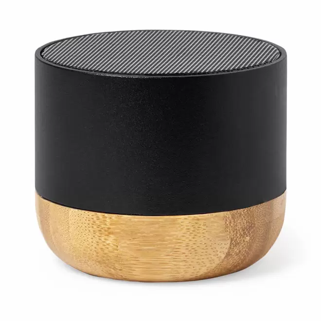 ENCEINTE BLUETOOTH® PERSONNALISABLE 'NOVA RECYCLE BOIS' - noir