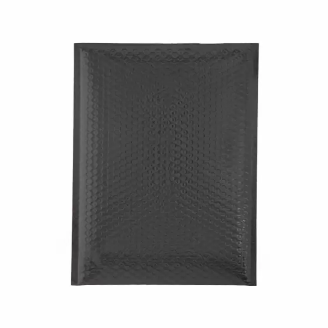 ENVELOPPE BULLE RPET PERSONNALISABLE 'CELIOZ MATE' - noir