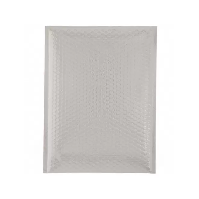 ENVELOPPE BULLE RPET PERSONNALISABLE 'CELIOZ MATE' - argenté