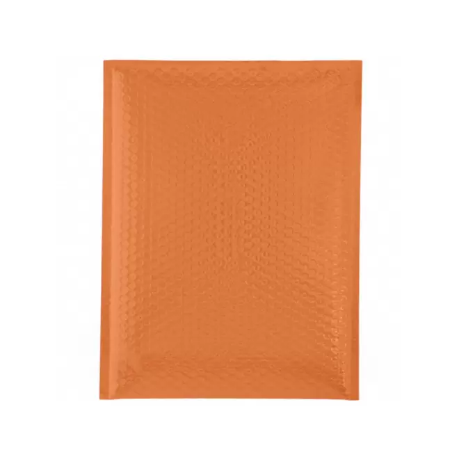 ENVELOPPE BULLE RPET PERSONNALISABLE 'CELIOZ MATE' - orange