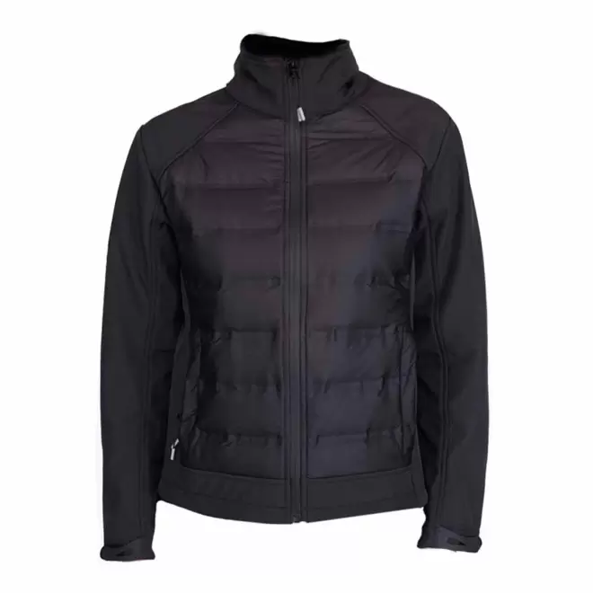 VESTE SOFTSHELL PERSONNALISÉE FEMME MUSTAGHATA® 'ALPHA' - noir