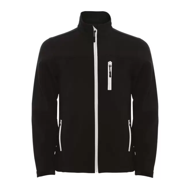 VESTE SOFTSHELL PERSONNALISABLE HOMME 'ANTARDIDA' - noir
