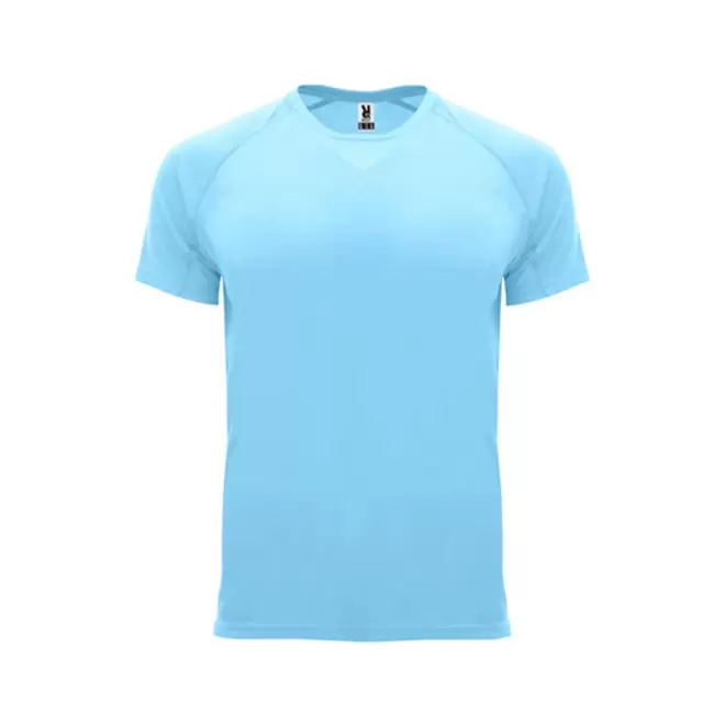 TEE SHIRT SPORT PUBLICITAIRE HOMME 'ESPORTO' - bleu ciel