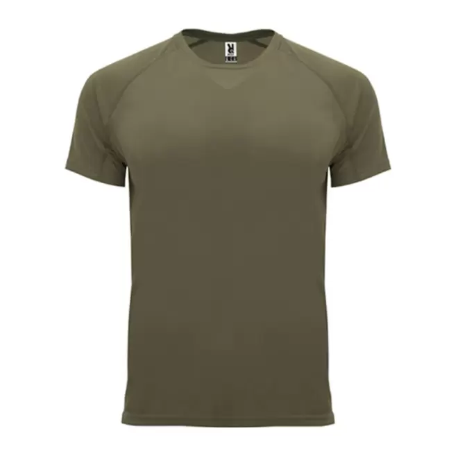 TEE SHIRT SPORT PUBLICITAIRE HOMME 'ESPORTO' - vert militaire