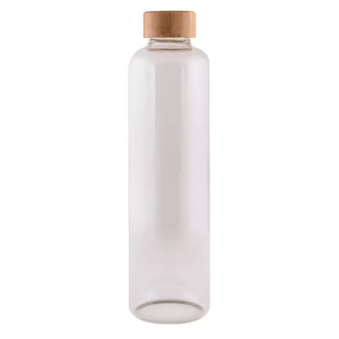 BOUTEILLE PERSONNALISABLE EN VERRE 1L 'LODO' - transparent