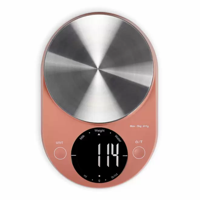 BALANCE DE CUISINE PERSONNALISABLE 'PESIO' - terracotta