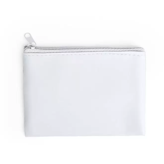 PORTE MONNAIE EN PU PERSONNALISABLE 'KIPSY' - blanc