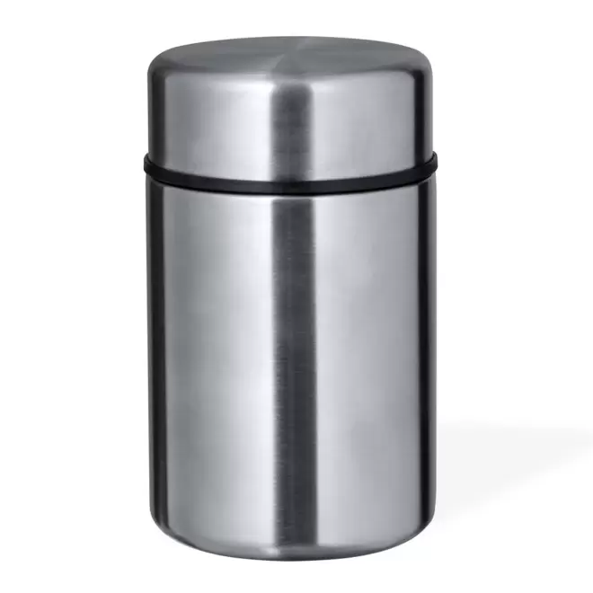 LUNCH BOX PERSONNALISABLE DOUBLE PAROI 'PICLUNCH' - argenté